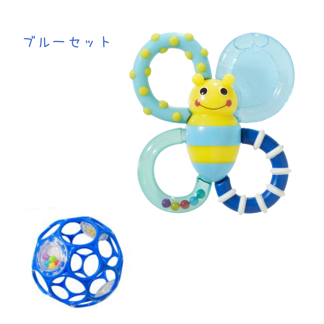 出産祝い ギフトセット オーボール カミカミみつばち ハーフバースデー