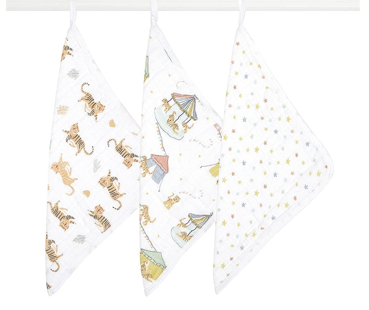 エイデン＆アネイ aden&anais ウォッシュクロス 3枚セット ループタオル ループ付タオル