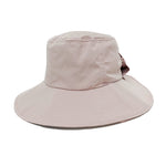 つば広バックリボンハット 帽子 UPF50+ UVカット
