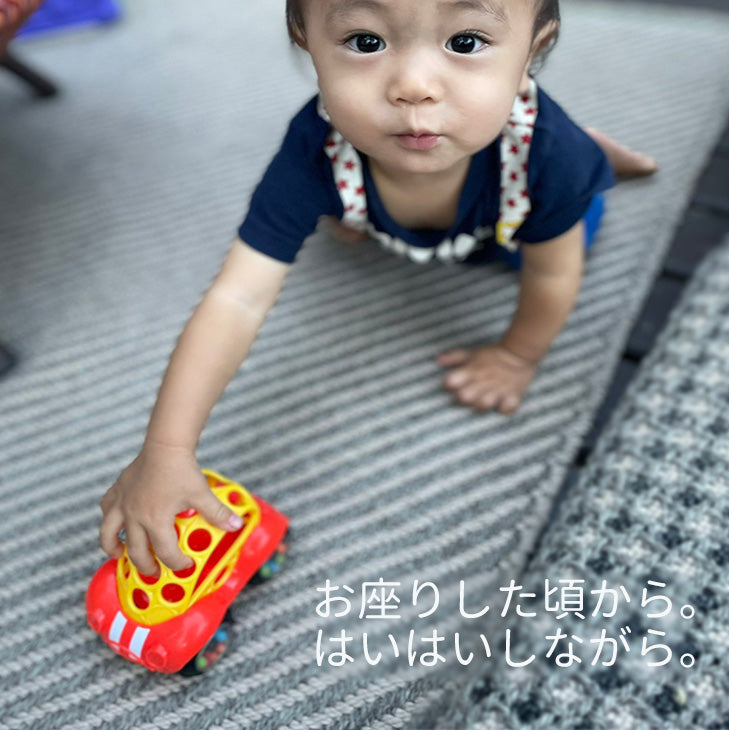 新生児からの知育おもちゃ 車バギーラトル&ロール – ダディッコ ( dad